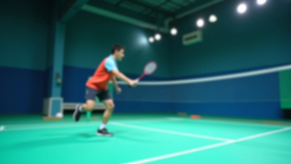 تمرين سلم السرعة الأساسي للاعب ريشة طائرة مبتدئ